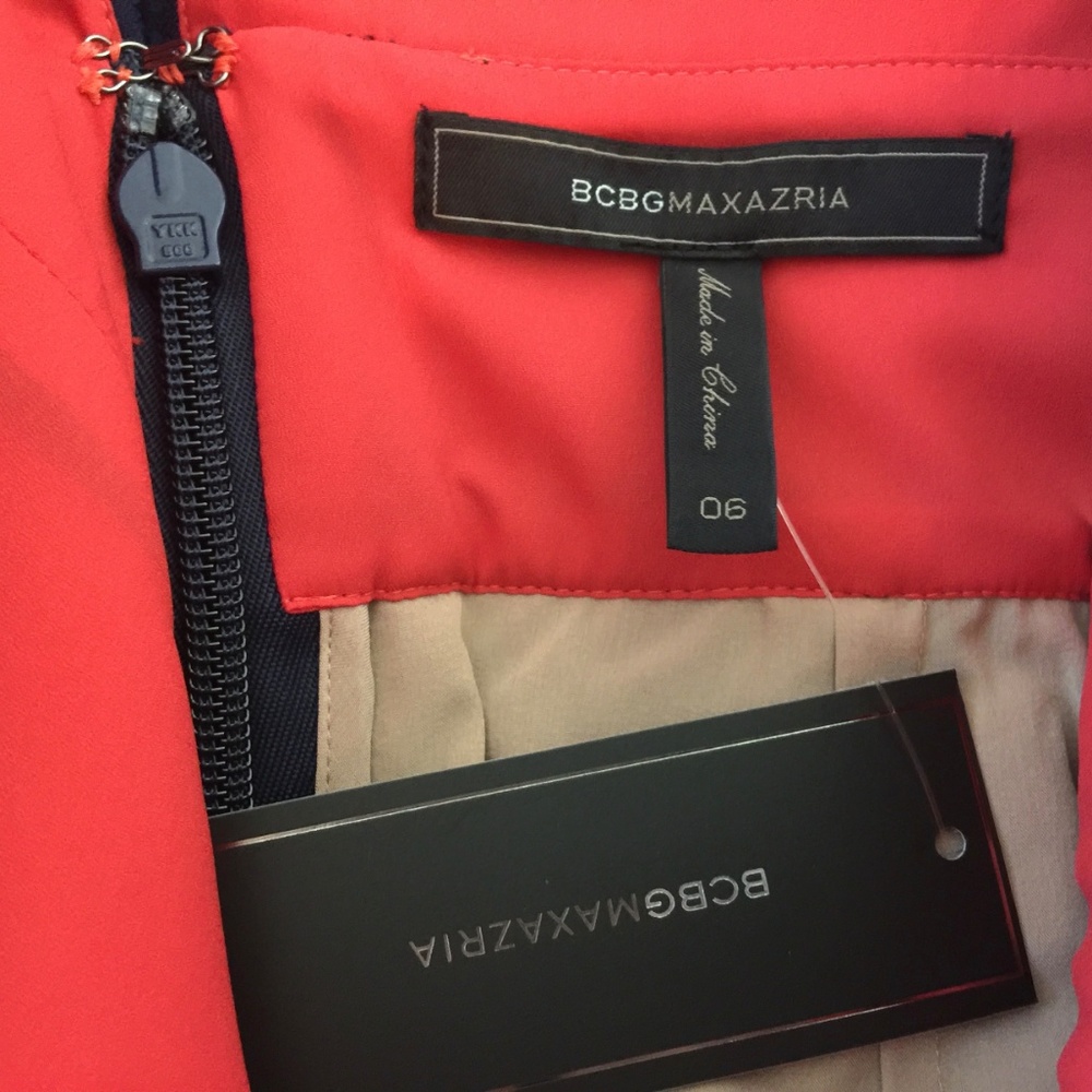BCBG Maxazria Embroidered Sheath Rosalina Dress 6 - Picture 5 of 8